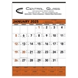 Triumph® Calendars Orange & Black Contractor Memo
