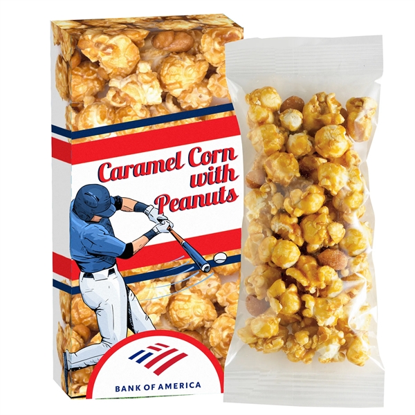 Game Day Caramel Corn With Peanuts Box
