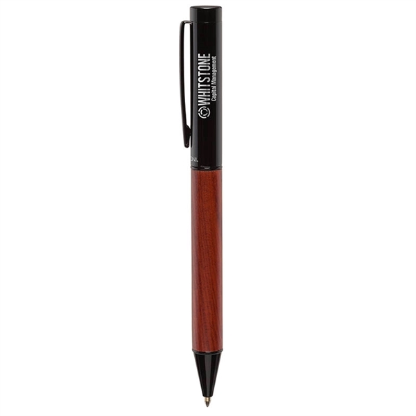 Bettoni® Alicante Ballpoint Pen w/ Wood Barrel