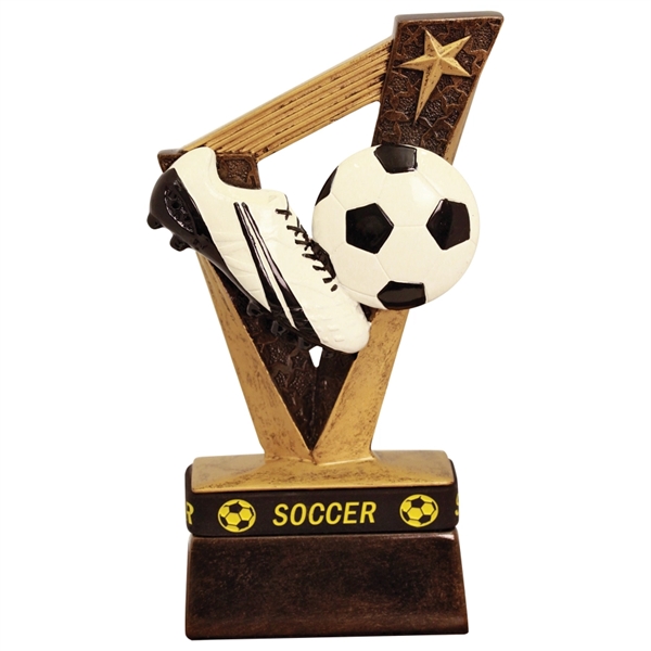 6 1/2" Soccer Trophybands Resin