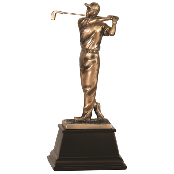 Bronze Male Golf Resin Award
