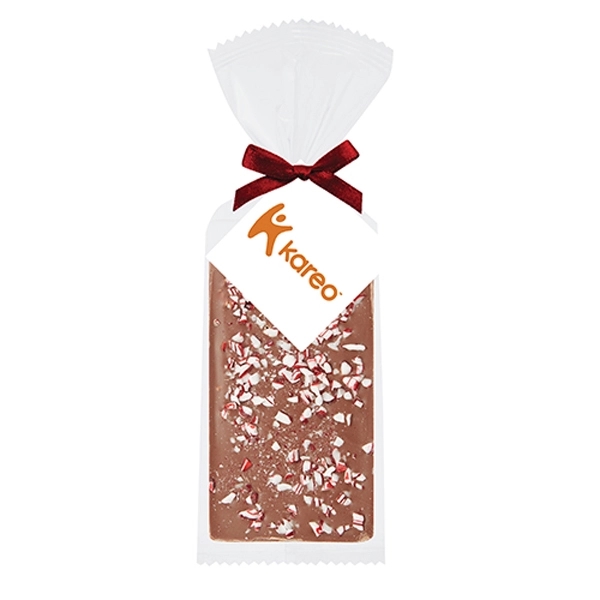 Belgian Chocolate Bar Gift Bag - Crushed Peppermint
