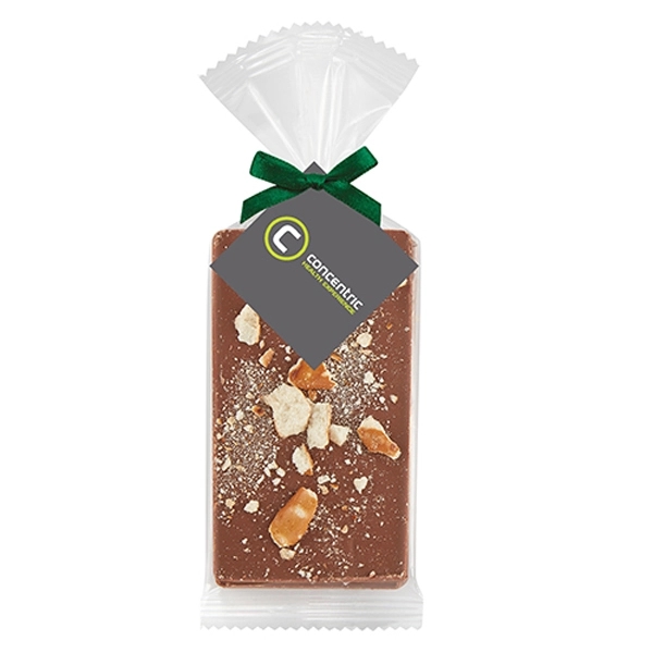 Belgian Chocolate Bar Gift Bag - Salted Pretzels