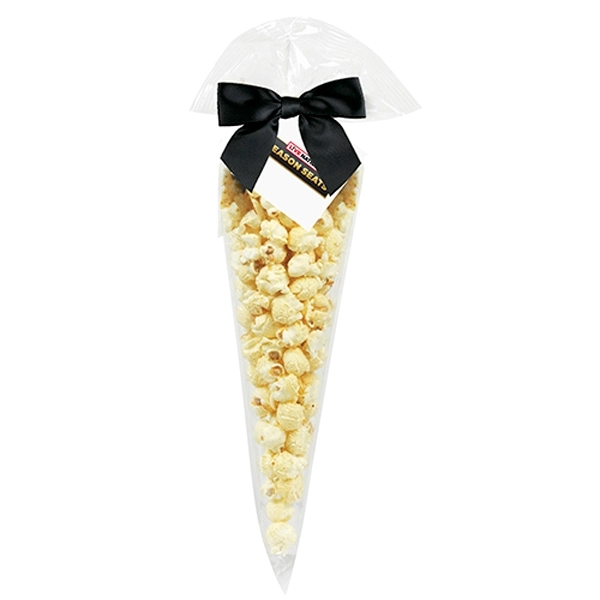 Large White Cheddar Popcorn Cone Bags