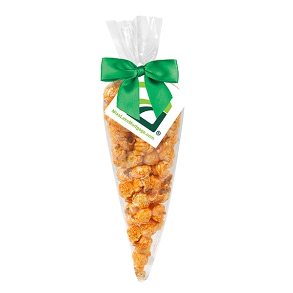 Small Cheddar Cheese Popcorn Cone Bags