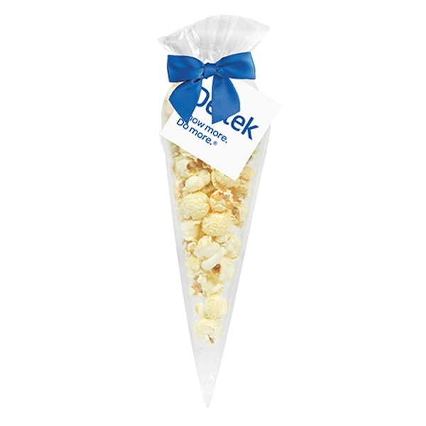 Small White Cheddar Popcorn Cone Bags