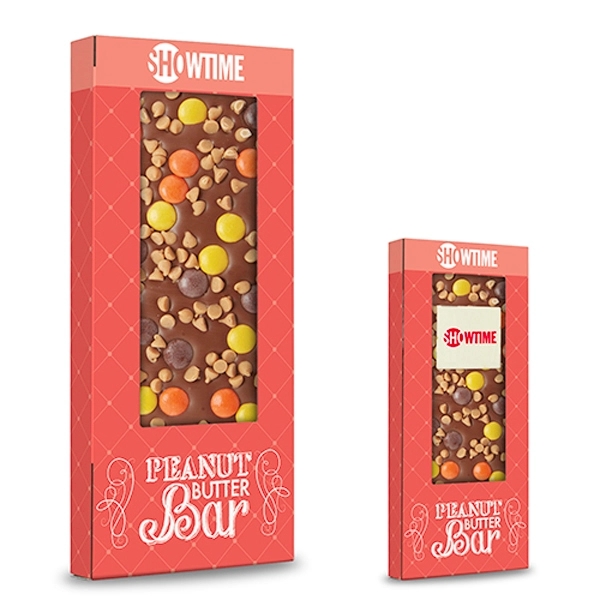 Belgian Chocolate Bar With Peanut Butter Chips- 3.5 oz