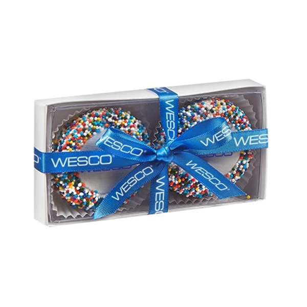 Elegant Belgian Chocolate Custom Oreo® 2 Way Gift Box