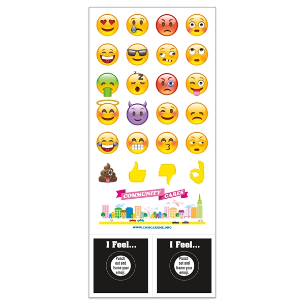 Emoji Mood Magnet (0.020" Thickness)