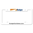 Auto License Frame Full Color w/ 4 Holes & Large Top Panel