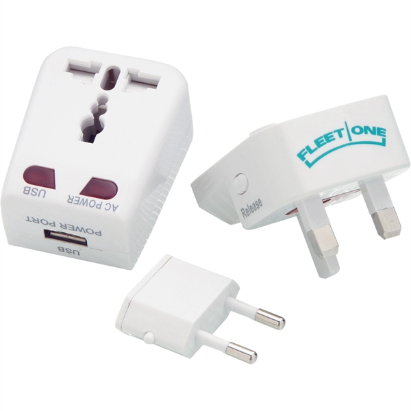 Universal Travel Adapter with USB Port