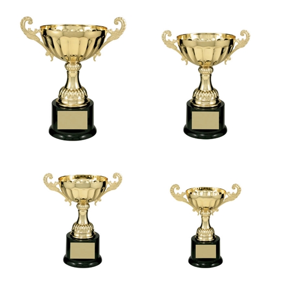 100 Series Gold Metal Trophy Cup with Base