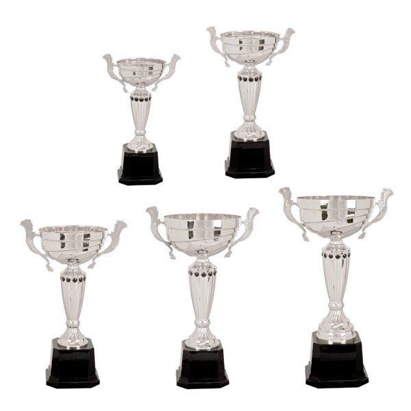 280 Series Silver Metal Trophy Cup with Base