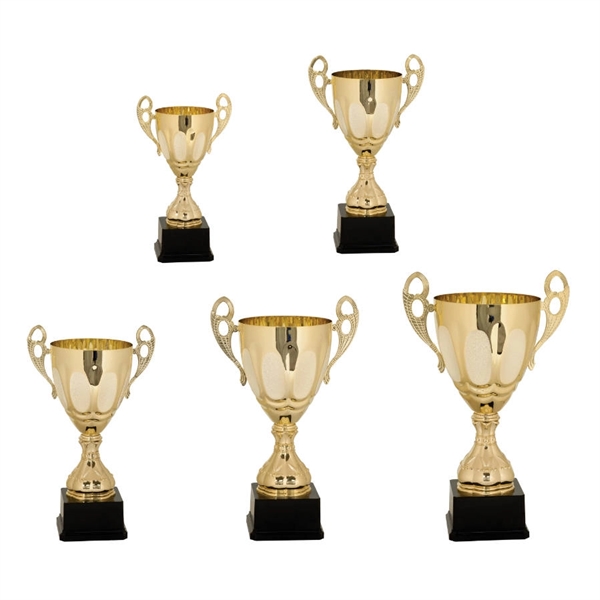 700 Series Gold Metal Trophy Cup with Base
