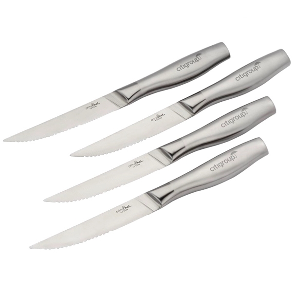 Prime Chef™ Stainless Steel 4 Steak Knife Set