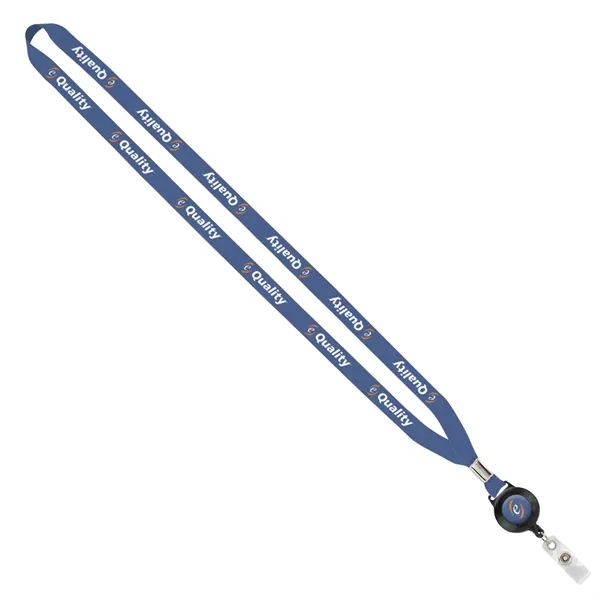 Import Rush 1/2" Dye-Sublimated Lanyard with Crimp & Reel