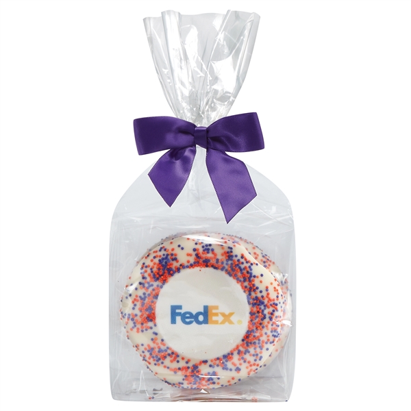 Sugar Cookie Gift Bags - Corporate Color Nonpareil Sprinkles