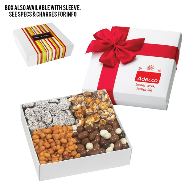 4 Way Elegant Gift Box - Premium Snack Selection