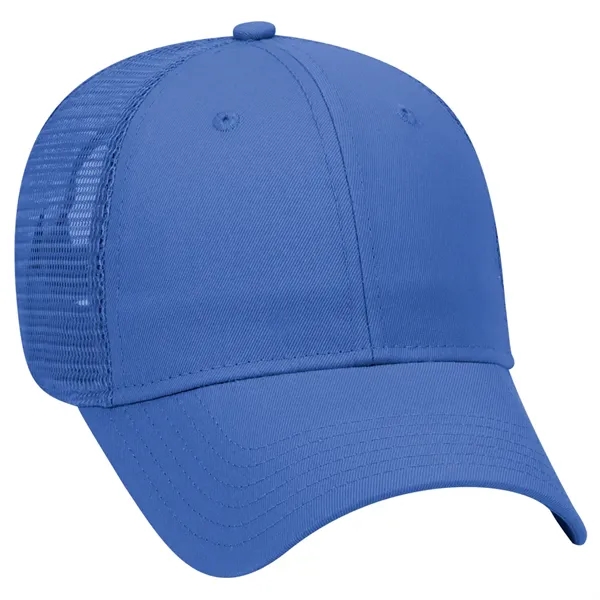 Cotton Twill 6 Panel Low Profile Mesh Back Trucker Hat