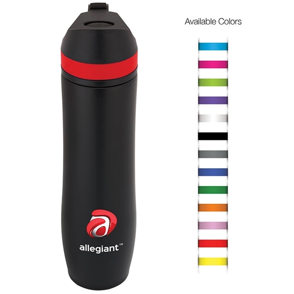 20 oz Persona® Wave Trail Vacuum Water Bottle