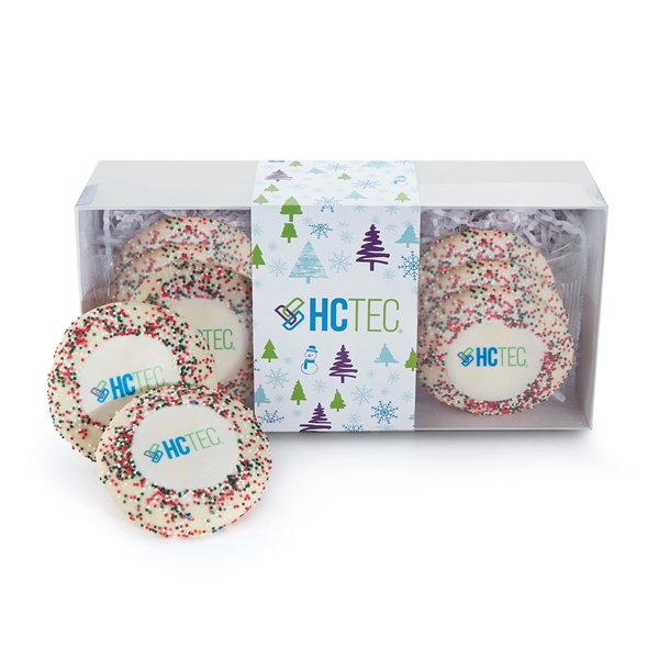 Sugar Cookie Gift Box - Holiday Nonpareil Sprinkles