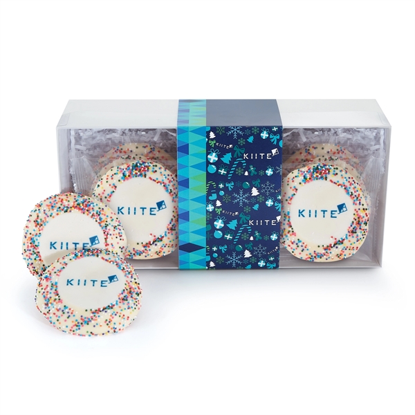 Sugar Cookie Gift Box - Rainbow Nonpareil Sprinkles