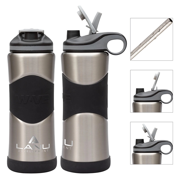 Wave® Big Sur 34oz. Double Wall Stainless Steel Water Bot...