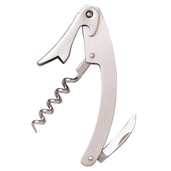 Curved Stainless Steel Corkscrew