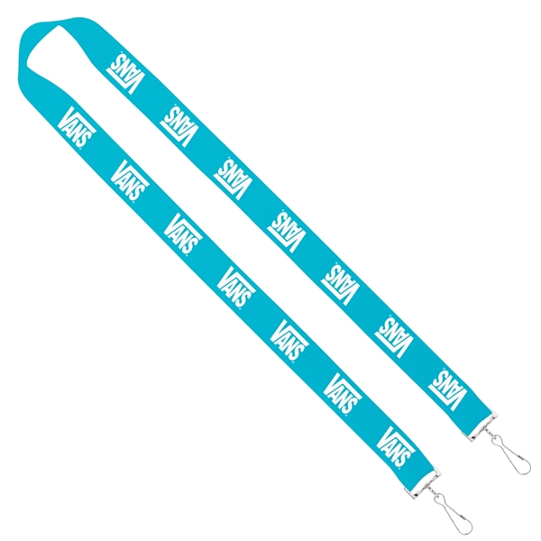 Import Rush 1" Polyester Sewn 2-Ended Lanyard