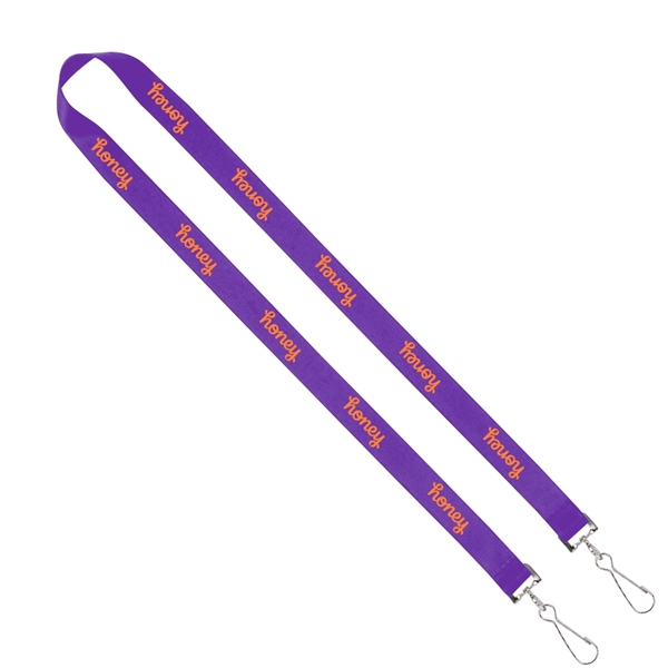 Import Rush 3/4" Polyester Sewn 2-Ended Lanyard