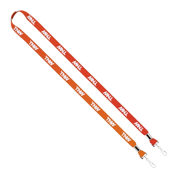 Import Rush 1/2" Dye-Sublimated 2-Ended Lanyard with Crimps