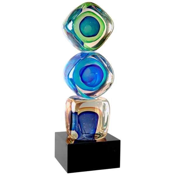 Stacked Blocks Art Glass Award