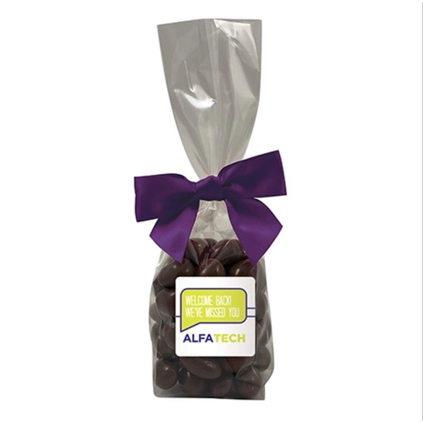 Elegant Mug Stuffer Bag - Chocolate Covered Almonds
