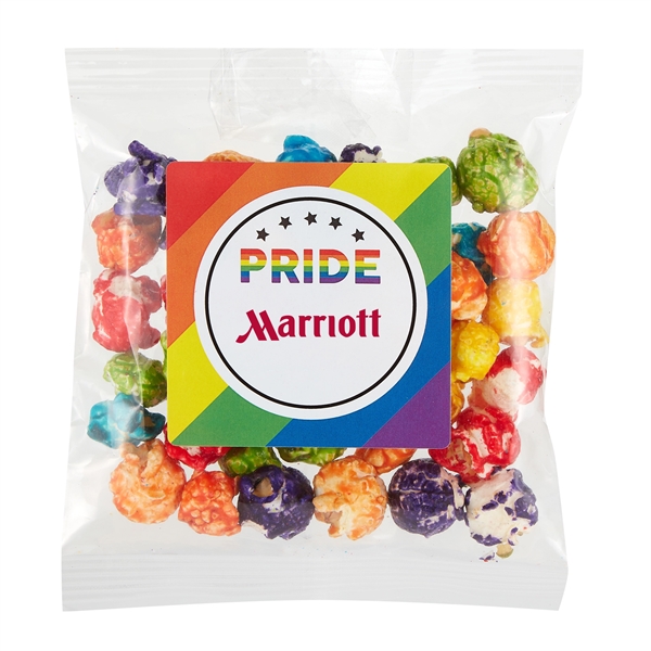 Pride Rainbow Popcorn Promo Snax Bag