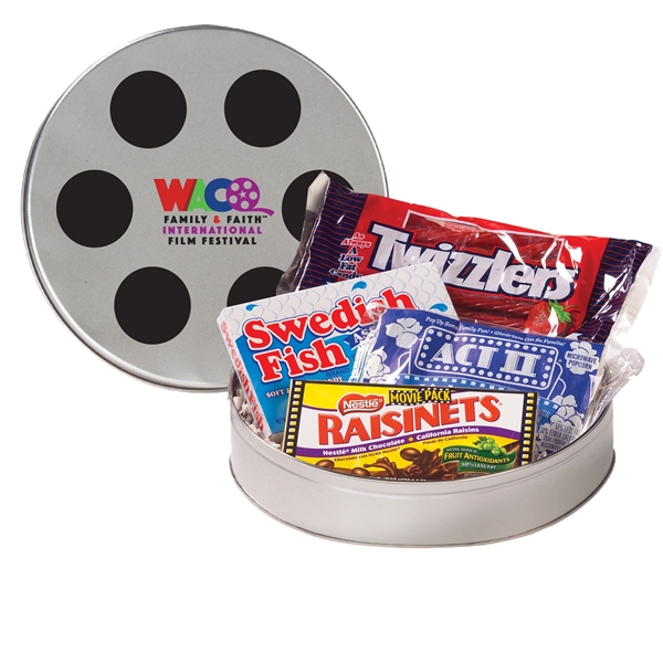 Large Film Reel Tin / Movie Pack