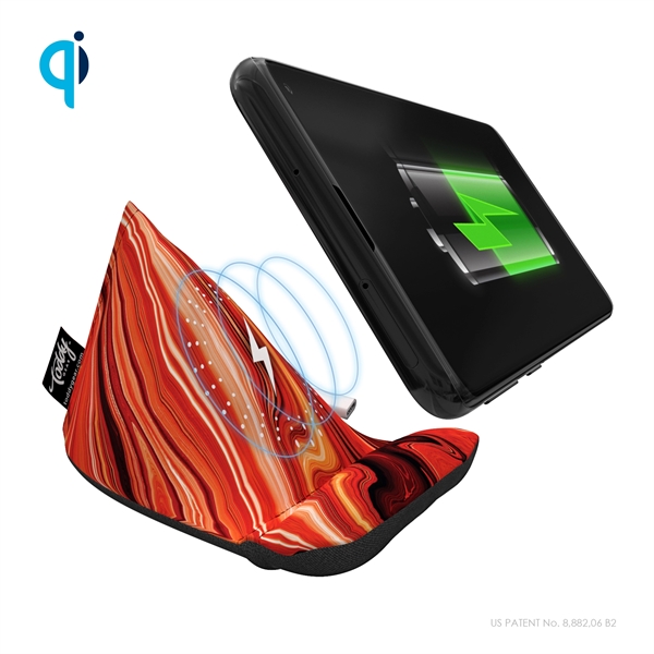 The Wedge™ Mobile Device Stand with Wireless Charger