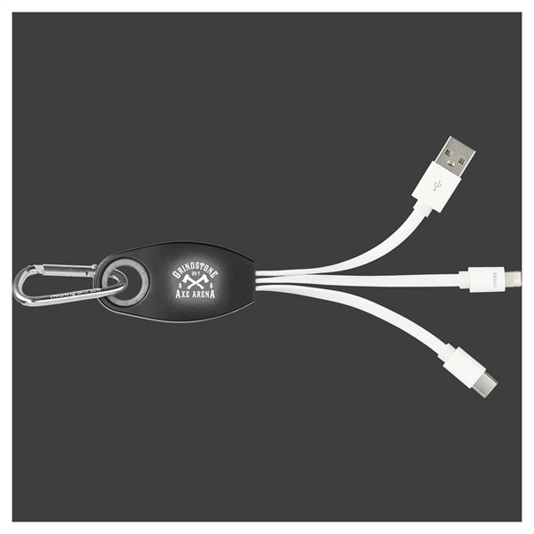 Trebel 3-in-1 Light Up Logo Cable