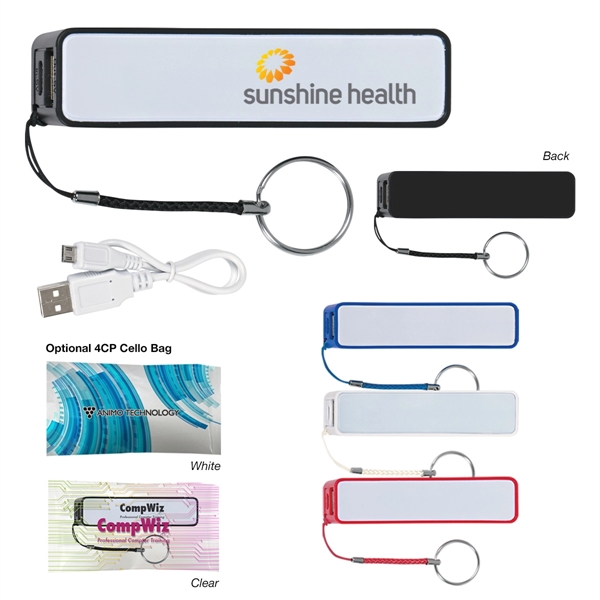 UL Listed Portable Charger With Key Ring