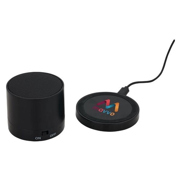 3W Wireless Charging Speaker with Charging Pad