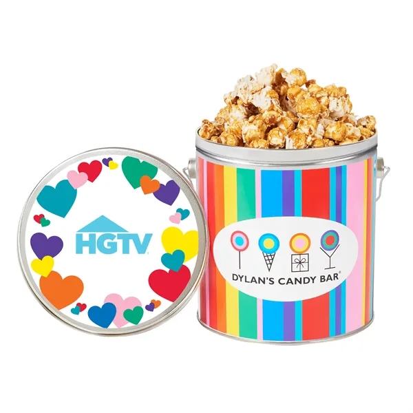 Valentine's Day One Gallon Gourmet Popcorn Tin