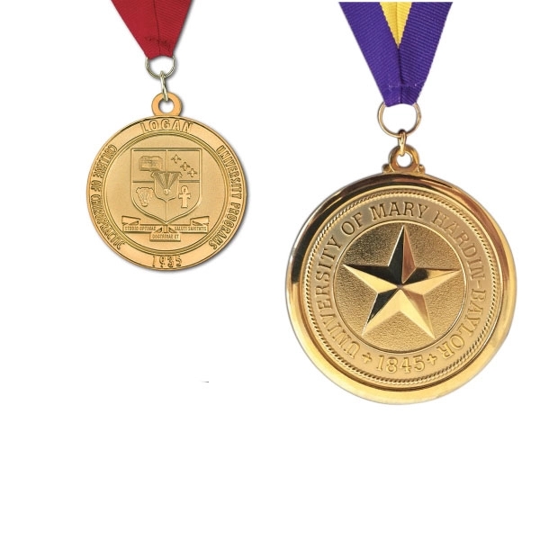Custom Die Struck Brass Medal