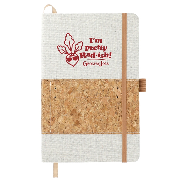 5.5" x 8.5" Recycled Cotton and Cork Bou