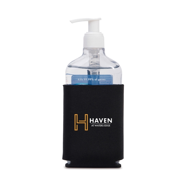 Hand Sanitizer with Neoprene Can Cooler Sleeve