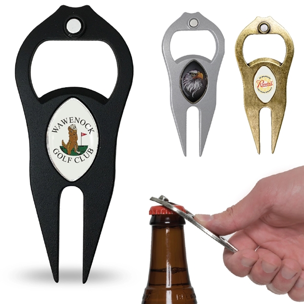 Hat Trick® 6-in-1 Football Shaped Divot Tool