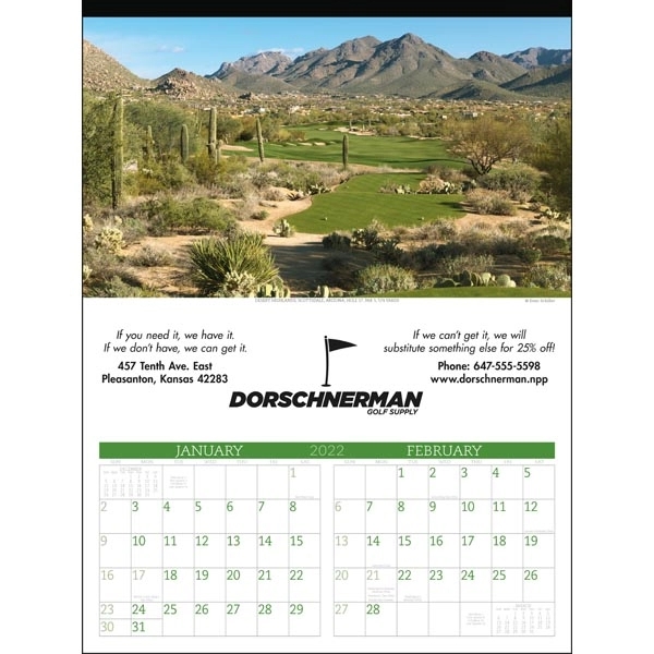 Executive Golf 2022 Calendar