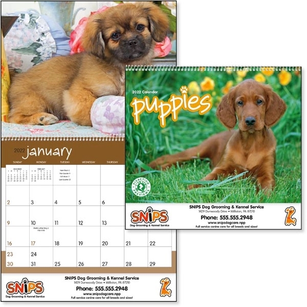 Puppies 2022 Calendar