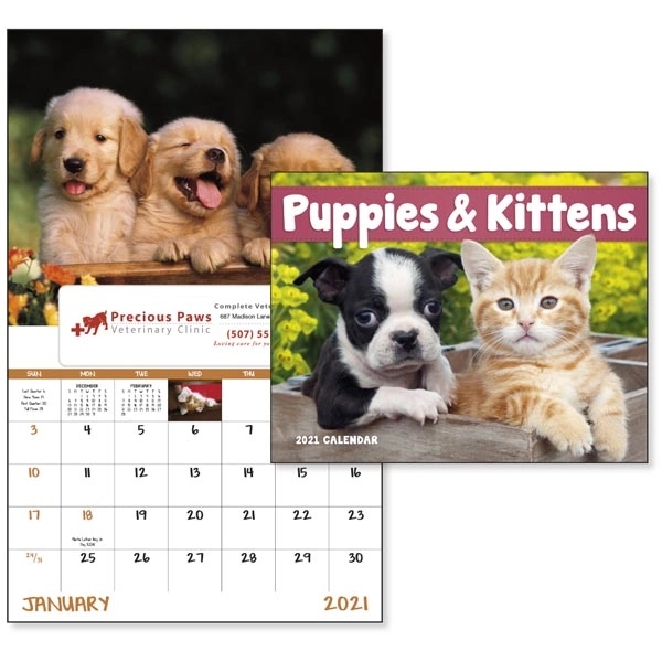 Puppies & Kittens 2022 Window Calendar