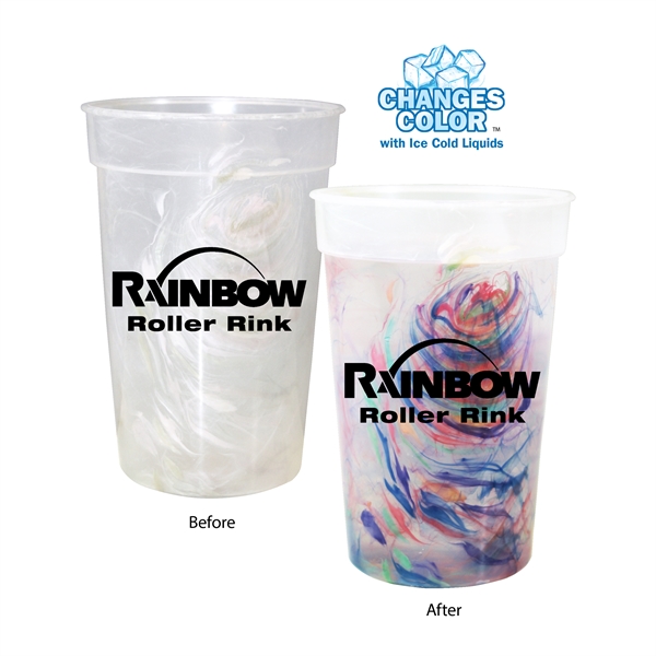 17 oz. Rainbow Confetti Mood Cup