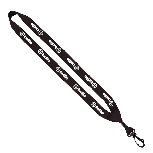 3/4" Polyester Lanyard with Swivel Snap Hook