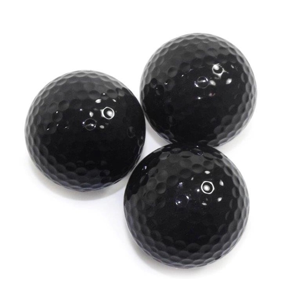 Colored Golf Balls - Black